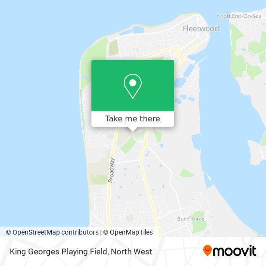 King Georges Playing Field map