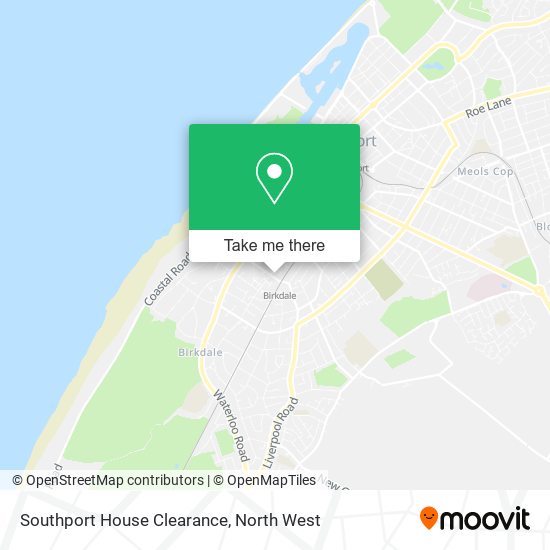 Southport House Clearance map