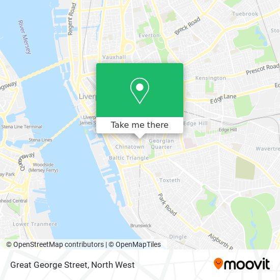 Great George Street map