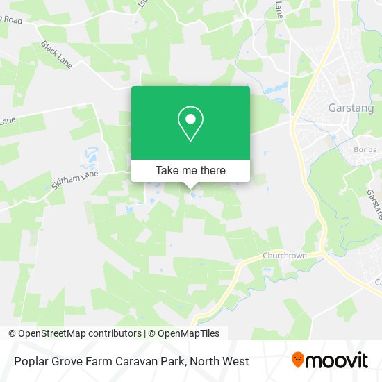 Poplar Grove Farm Caravan Park map