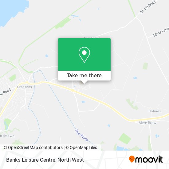 Banks Leisure Centre map