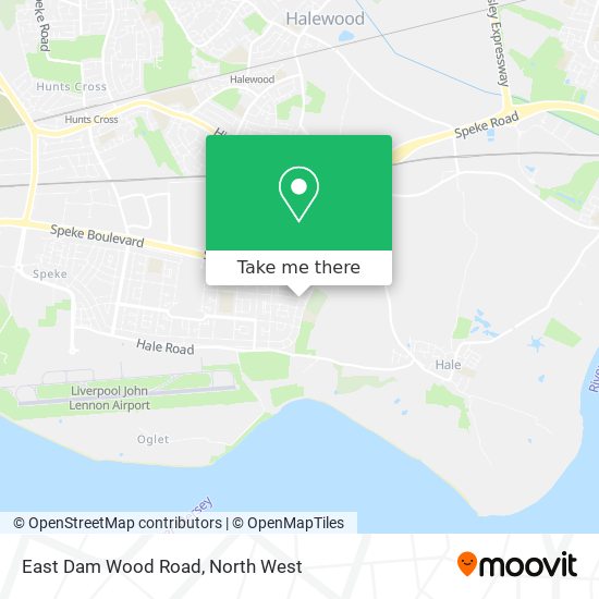 East Dam Wood Road map