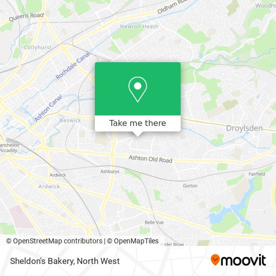 Sheldon's Bakery map