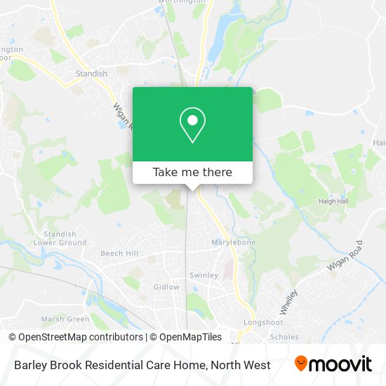Barley Brook Residential Care Home map