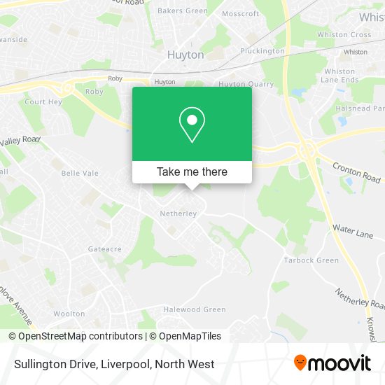 Sullington Drive, Liverpool map