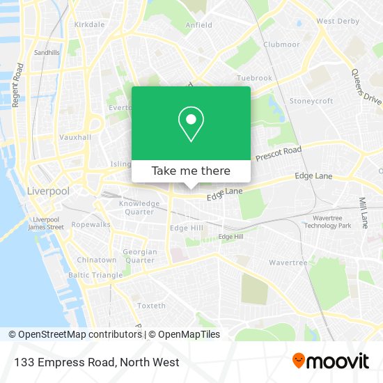133 Empress Road map