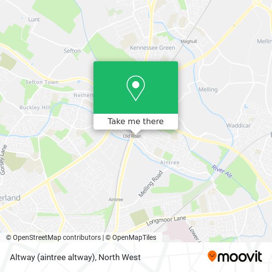Altway (aintree altway) map