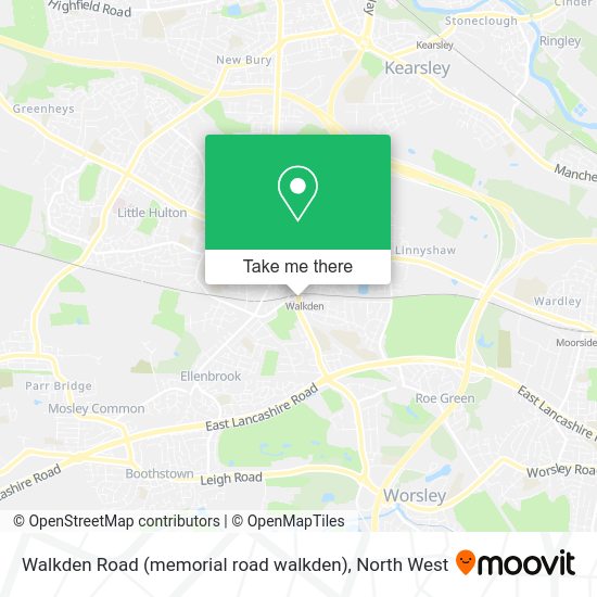 How to get to Walkden Road (memorial road walkden) by bus, train or