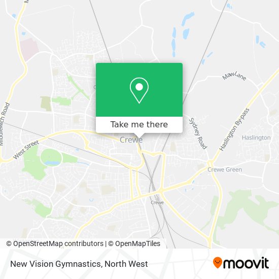 New Vision Gymnastics map