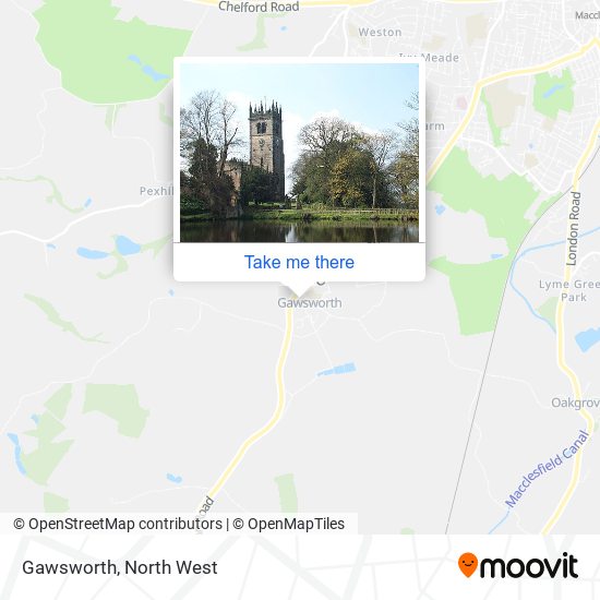 Gawsworth map