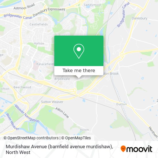 Murdishaw Avenue (barnfield avenue murdishaw) map