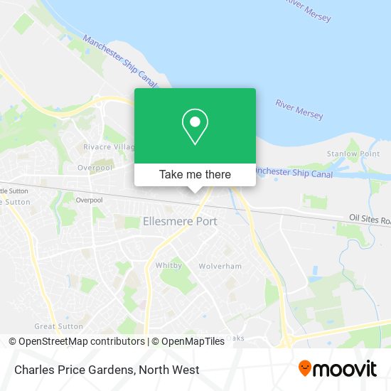 Charles Price Gardens map