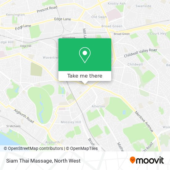 Siam Thai Massage map