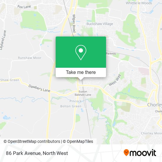 86 Park Avenue map