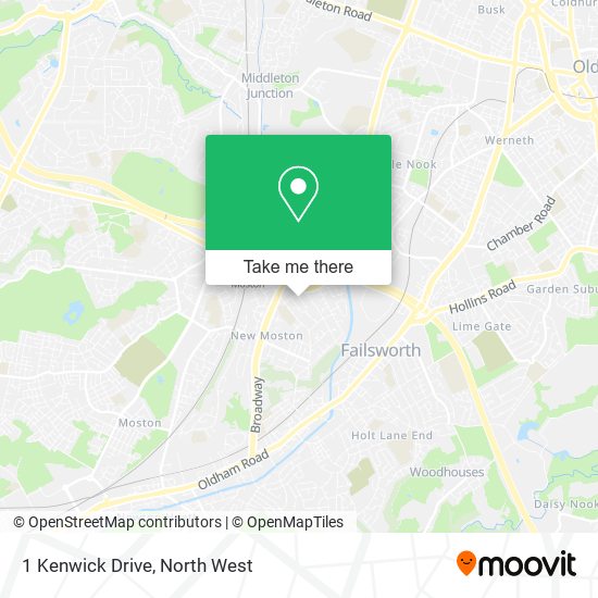 1 Kenwick Drive map