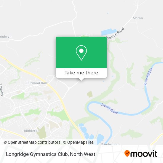 Longridge Gymnastics Club map
