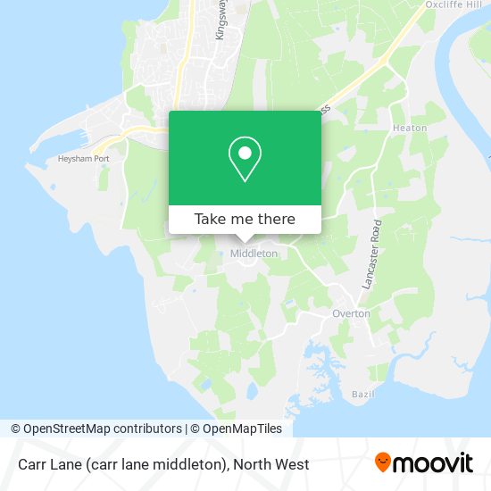 Carr Lane (carr lane middleton) map