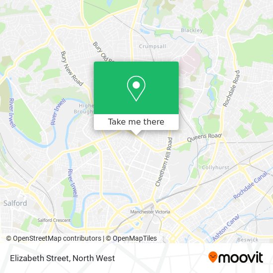 Elizabeth Street map