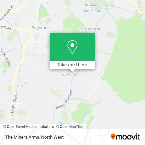 The Miners Arms map