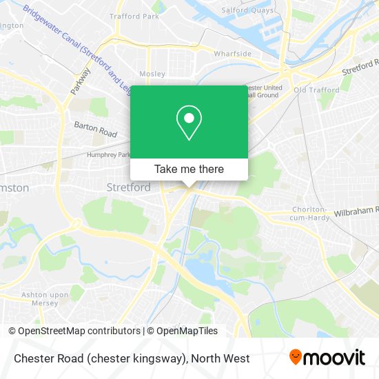 Chester Road (chester kingsway) map