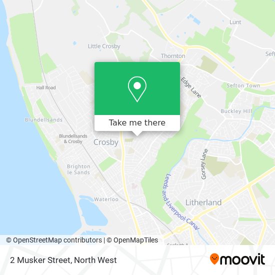 2 Musker Street map