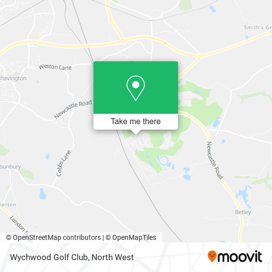 Wychwood Golf Club map