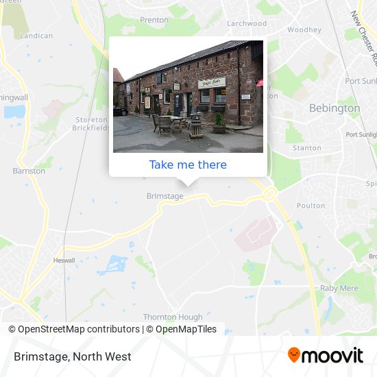 Brimstage map
