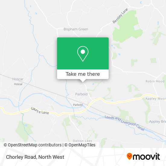 Chorley Road map