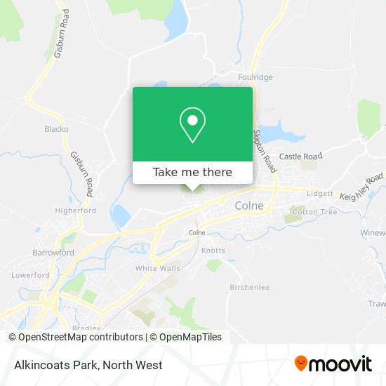 Alkincoats Park map