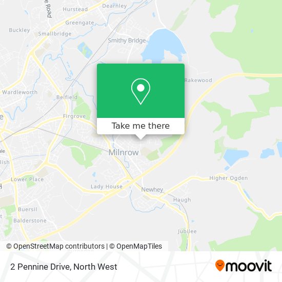 2 Pennine Drive map