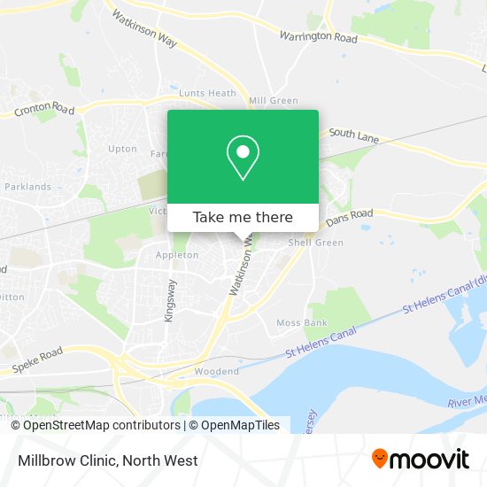 Millbrow Clinic map