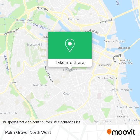 Palm Grove map