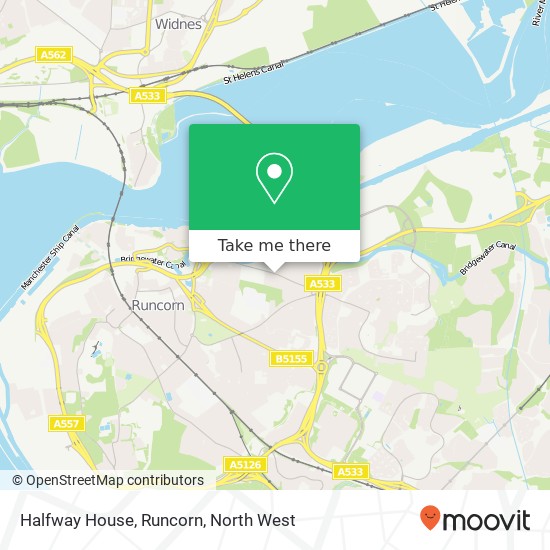 Halfway House, Runcorn map
