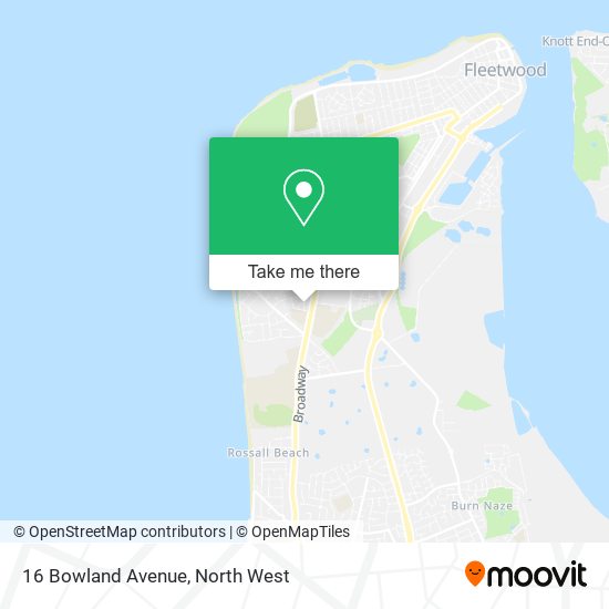16 Bowland Avenue map