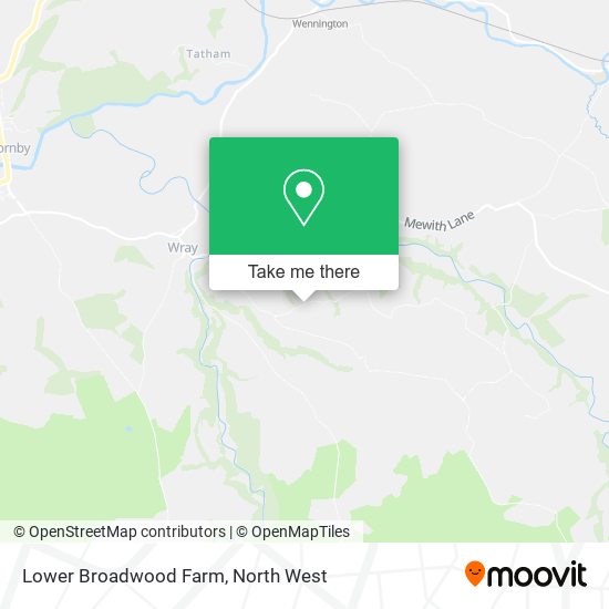 Lower Broadwood Farm map