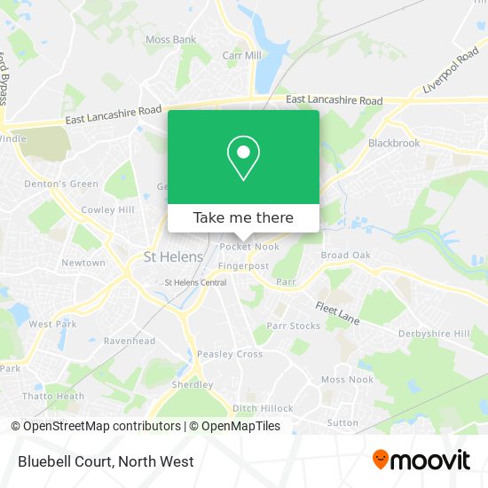 Bluebell Court map