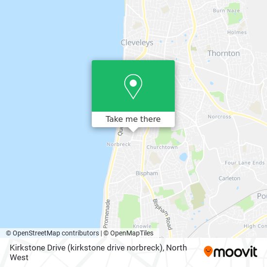 Kirkstone Drive (kirkstone drive norbreck) map