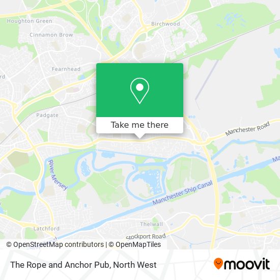 The Rope and Anchor Pub map