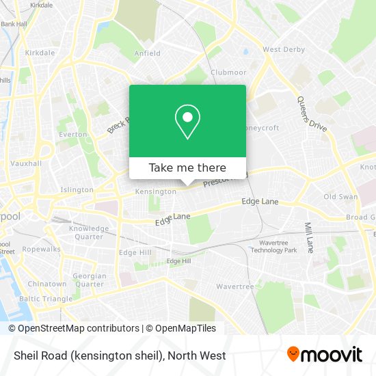 Sheil Road (kensington sheil) map