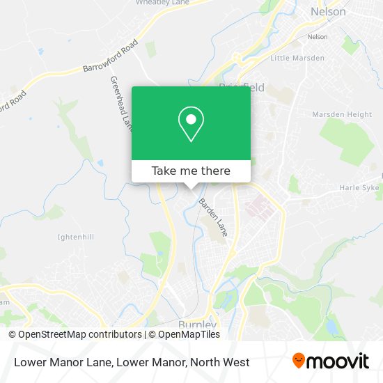 Lower Manor Lane, Lower Manor map
