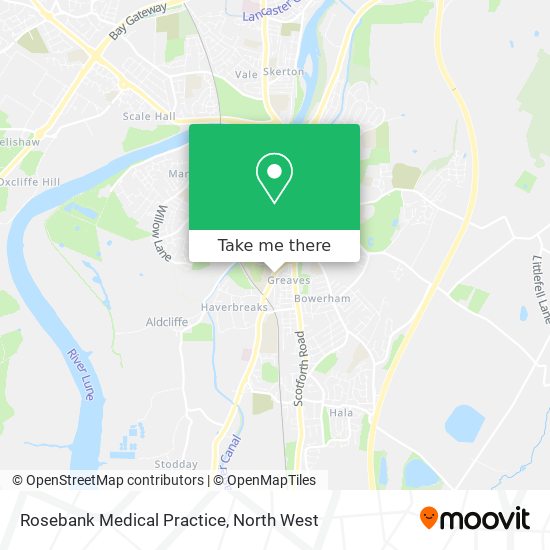 Rosebank Medical Practice map