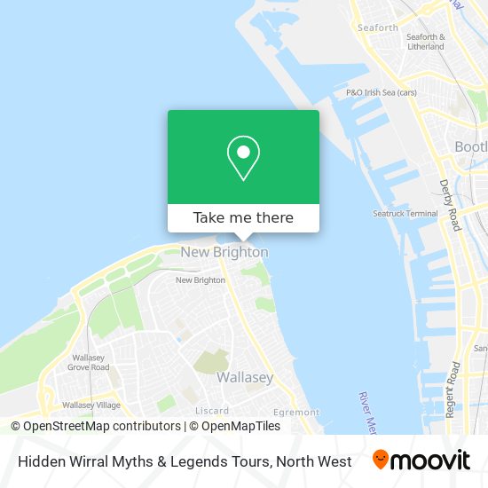Hidden Wirral Myths & Legends Tours map