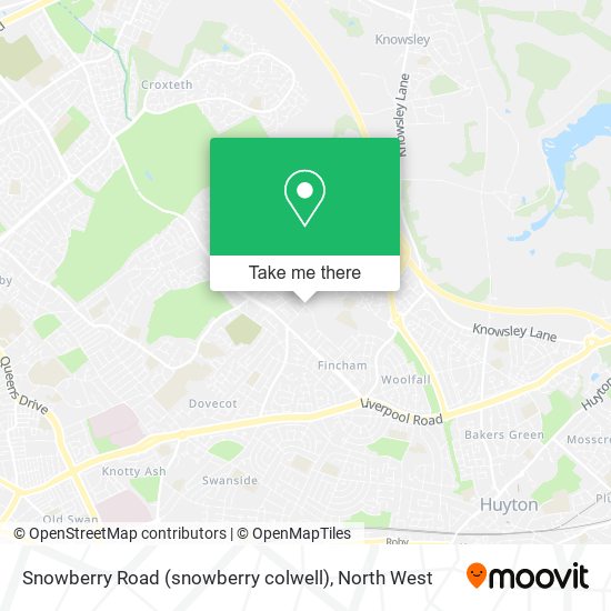 Snowberry Road (snowberry colwell) map