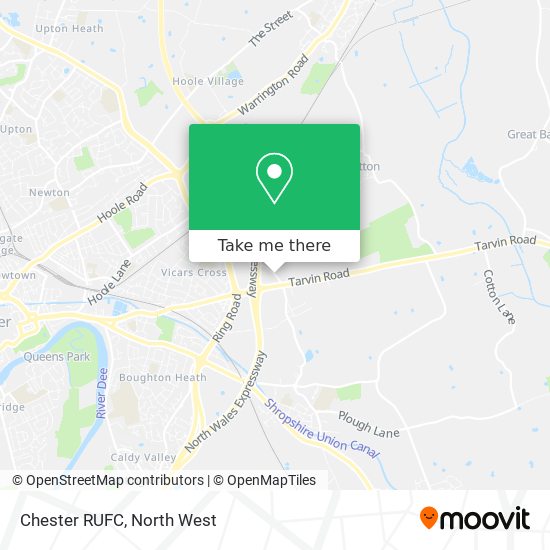 Chester RUFC map