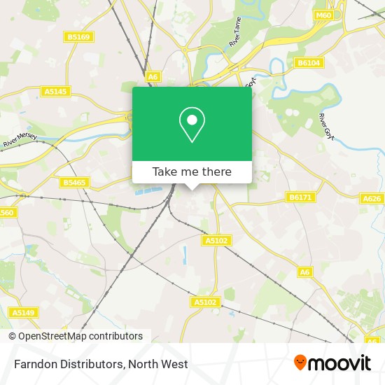 Farndon Distributors map