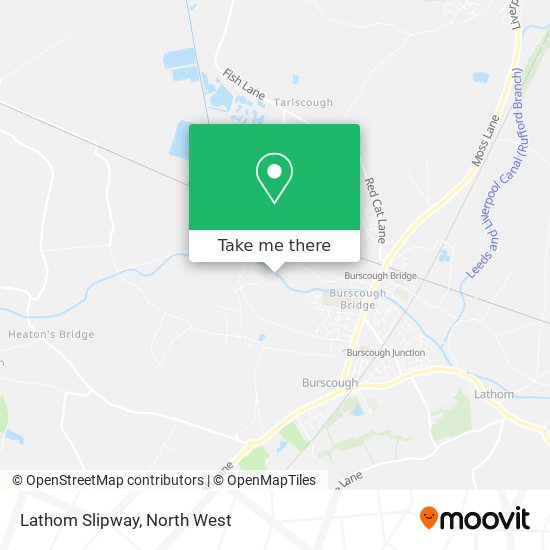 Lathom Slipway map
