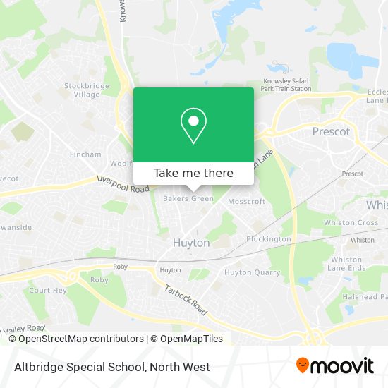 Altbridge Special School map