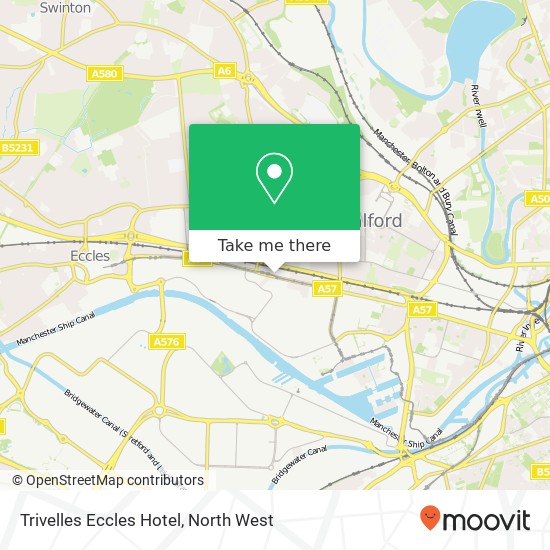 Trivelles Eccles Hotel, Foster Street Salford Salford M5 5 map