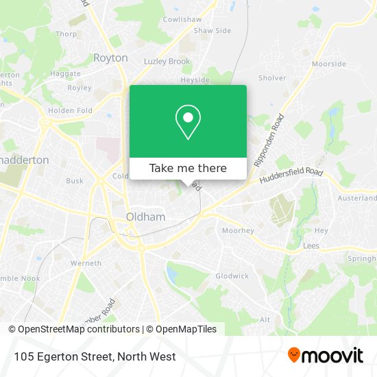 105 Egerton Street map