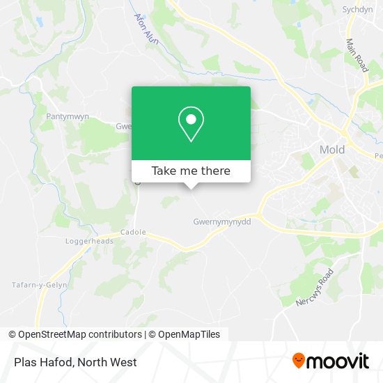 Plas Hafod map